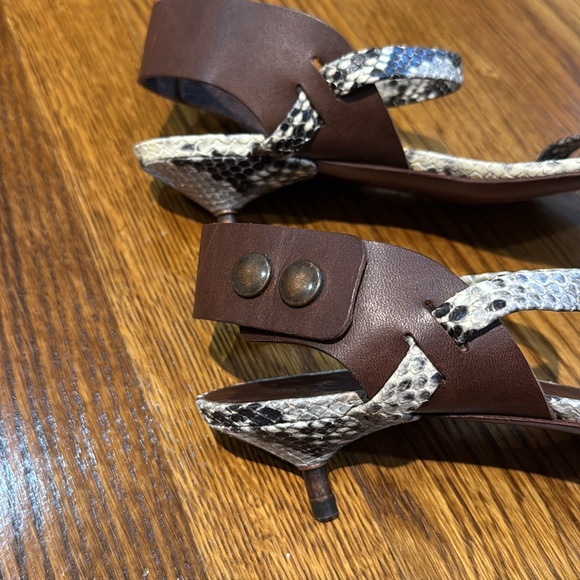 Pedro Garcia python sandals size 38.5 - Picture 6 of 8